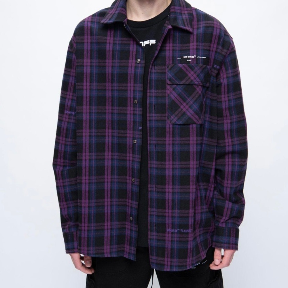 Mens off-white flannel